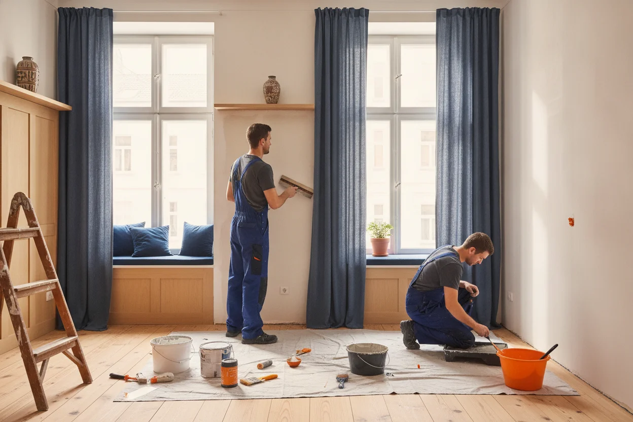 Renovierung – typische Arbeitssituation