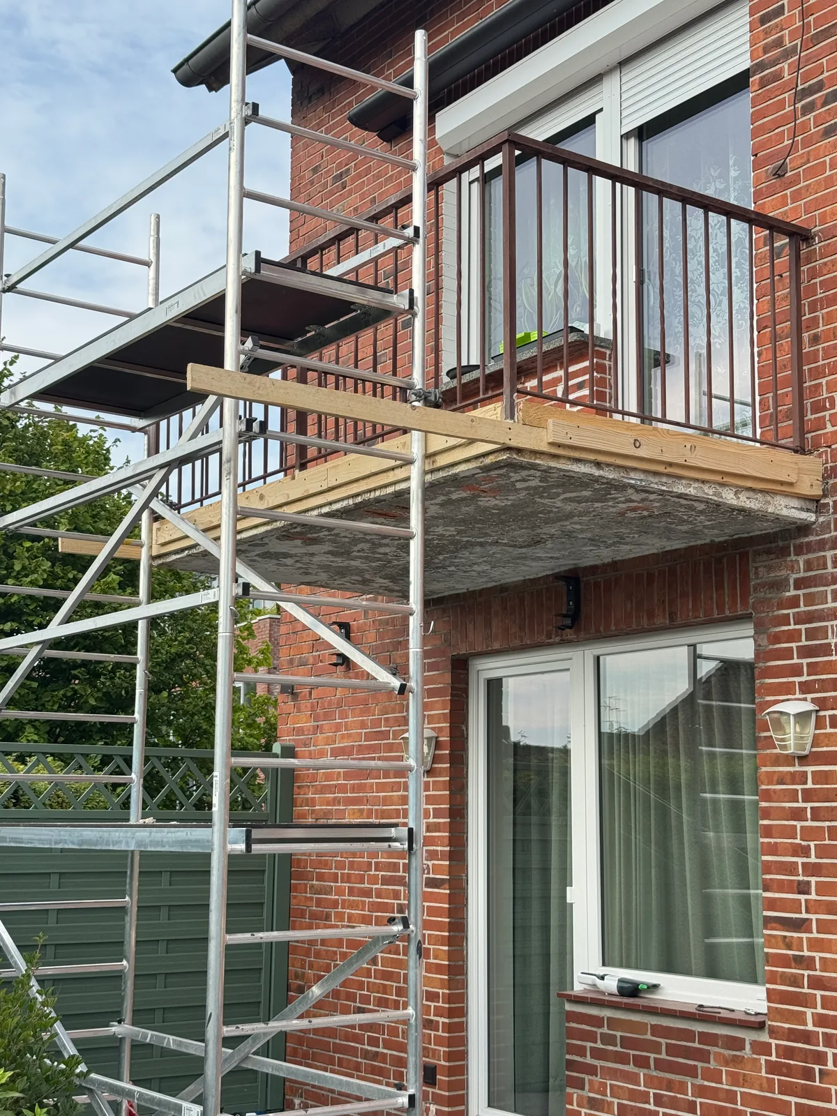 Balkonsanierung Elmshorn – tragfähige Plattensanierung – Bild 6