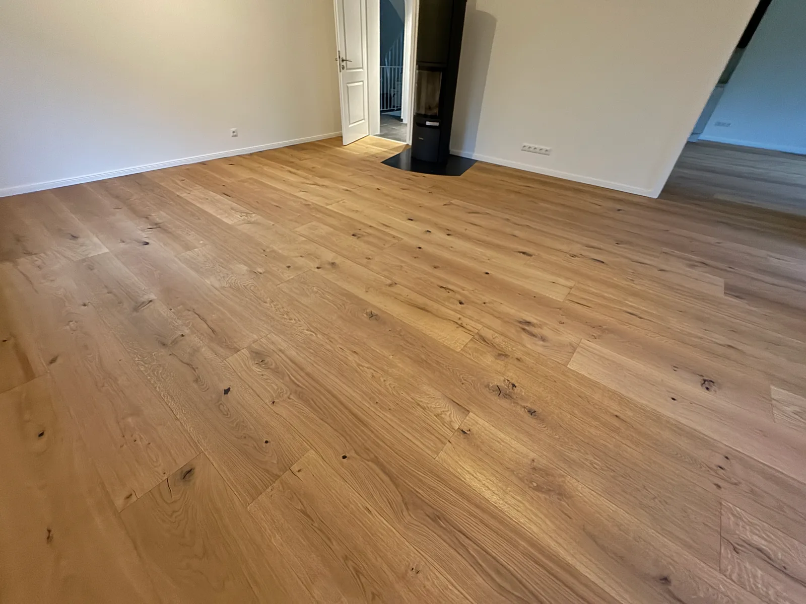 Parkettboden verlegen Jüthornstraße – Fertigparkett Eiche – Bild 12