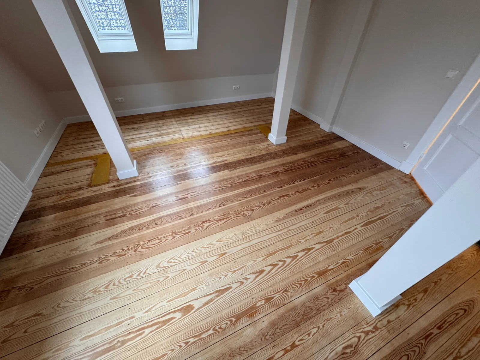 Dielenboden schleifen Bahrenfeld – Altbau-Dielen ölen – Bild 9